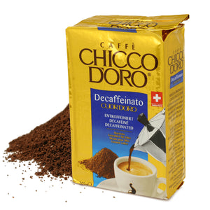 Cuor d'Oro Decaffeinated Ground Espresso Coffee (250 gr./0.5 lb)
