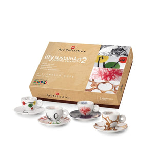 illy - Sustain Art Collection EXPO - Set of 4 Cappuccino Cups